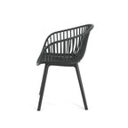 GDFStudio Modern Dining Chairs, Weather-Resistant Patio Chairs Set of 2 for Balcony, Garden