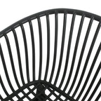 GDFStudio Modern Dining Chairs, Weather-Resistant Patio Chairs Set of 2 for Balcony, Garden