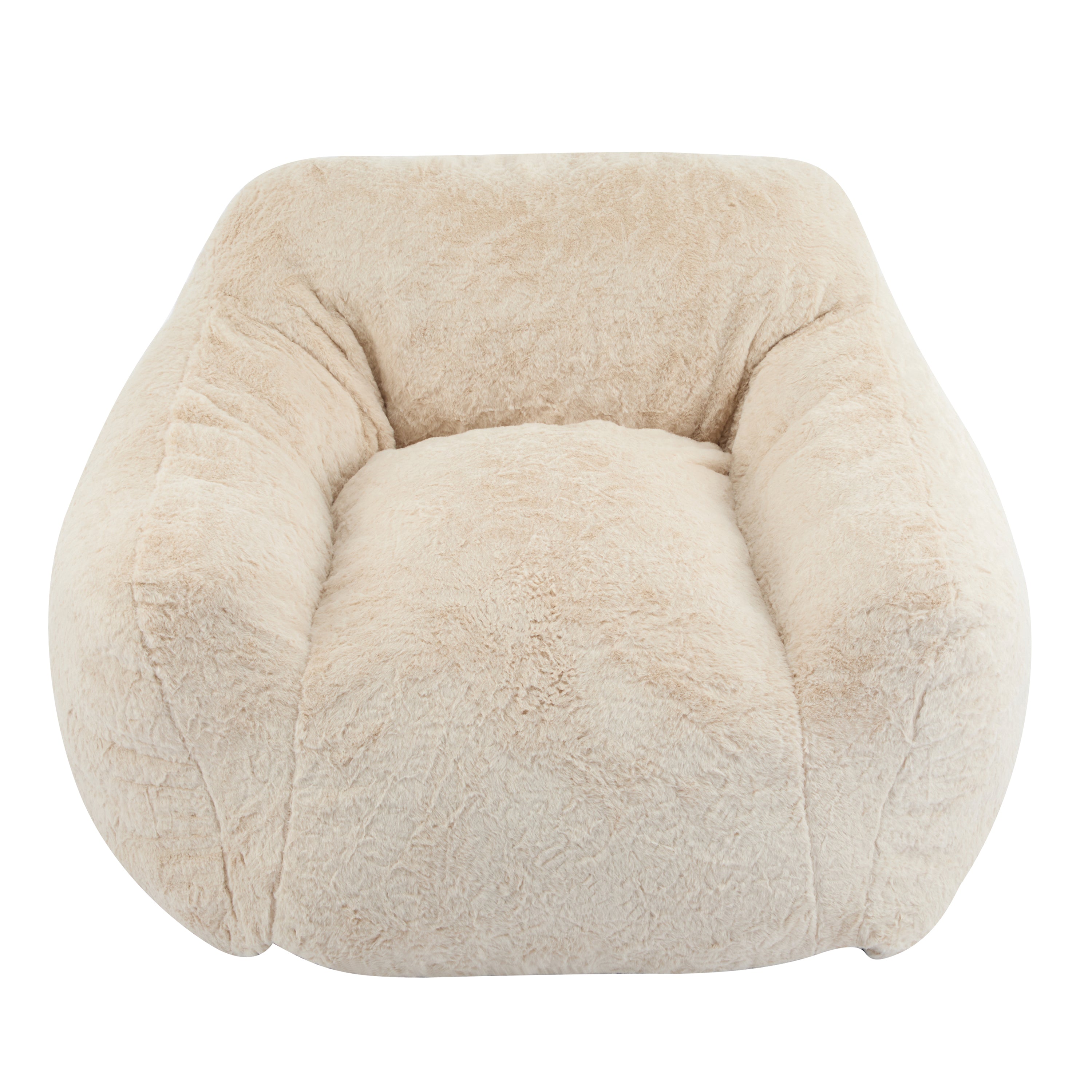 Christopher Knight Home Indoor Armchair Style Soft Bean Bag, Beige