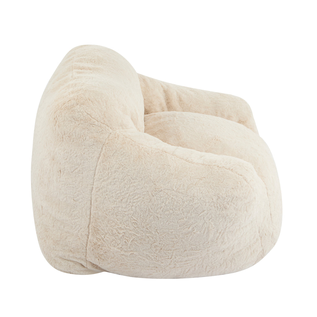 Christopher Knight Home Indoor Armchair Style Soft Bean Bag, Beige