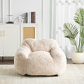 Christopher Knight Home Indoor Armchair Style Soft Bean Bag, Beige