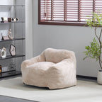 Christopher Knight Home Indoor Armchair Style Soft Bean Bag, Beige