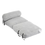 Christopher Knight Home Indoor Foldbable Versatile Soft Bean Bag Lounge chair, Light Gray