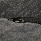 Christopher Knight Home Indoor Soft Bean Bag Chair, Faux Fur, Gray