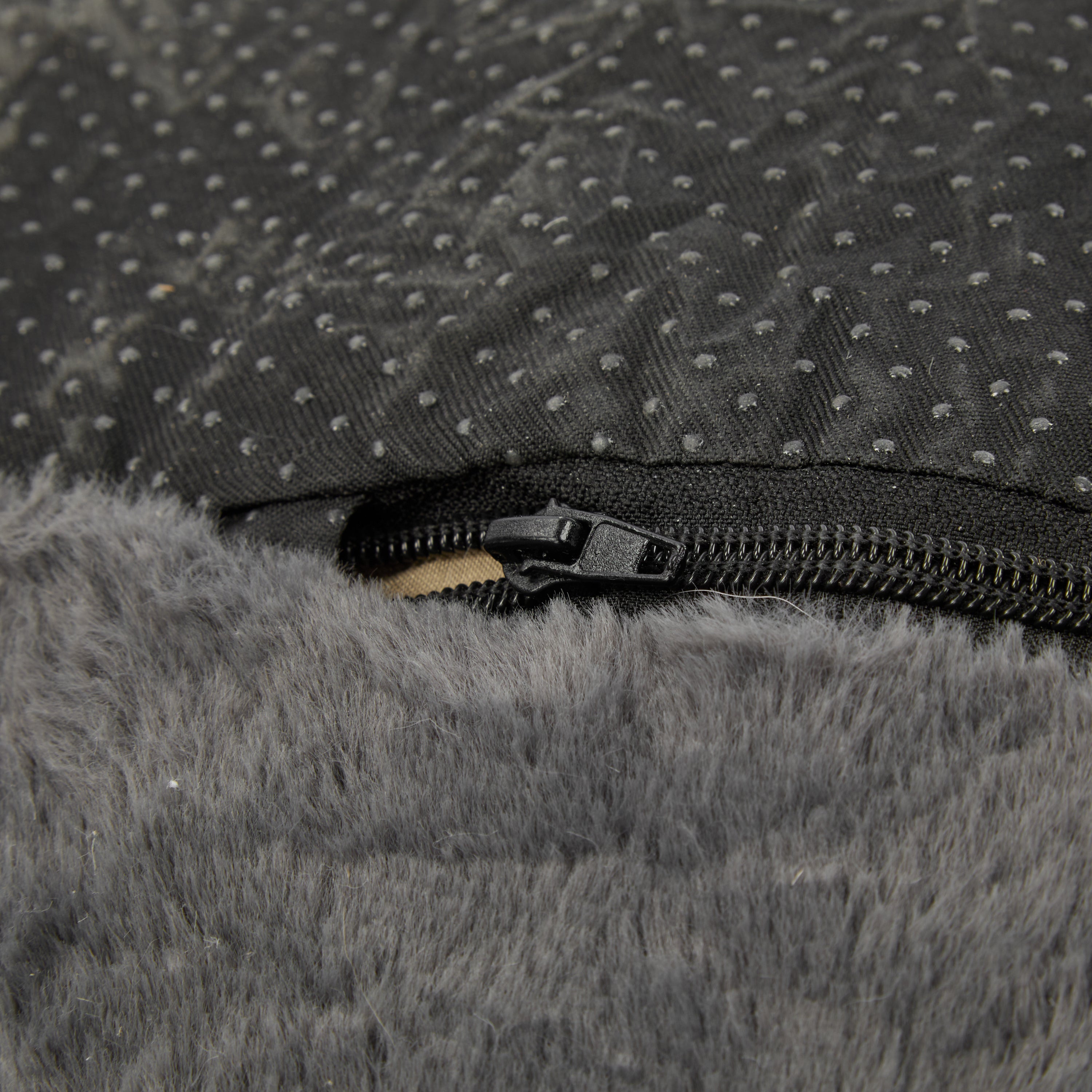 Christopher Knight Home Indoor Soft Bean Bag Chair, Faux Fur, Gray