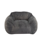 Christopher Knight Home Indoor Soft Bean Bag Chair, Faux Fur, Gray