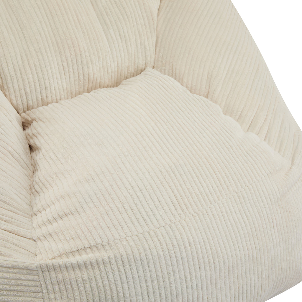 Christopher Knight Home Indoor Soft Bean Bag Chair, Faux Fur, Beige