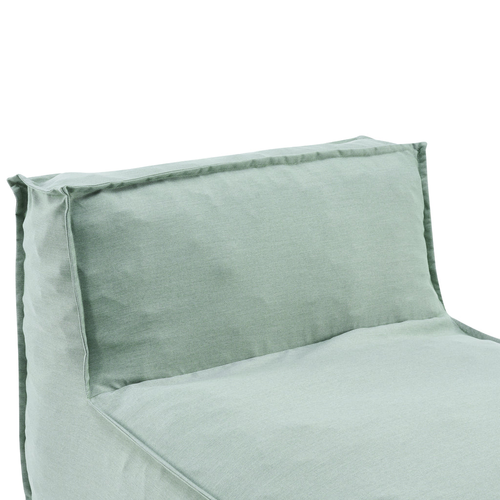 Christopher Knight Home Outdoor Mint Bean Bag Lounge Chair with Removable Cover, Weather-Resistant