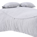 Outdoor Double Bean Bag Daybed, UV-Resistant Olefin Fabric Patio Lounge Chair, Waterproof 2-Person Bean Bag Sofa