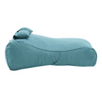 Outdoor Double Bean Bag Daybed, UV-Resistant Olefin Fabric Patio Lounge Chair, Waterproof 2-Person Bean Bag Sofa