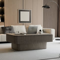 GDFStudio Joy Modern Fluted Lift-top Coffee Table with Hidden Storage