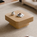 GDFStudio Skye Modern Wooden Square Coffee Table with Flip-top Lid