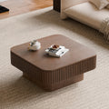 GDFStudio Skye Modern Wooden Square Coffee Table with Flip-top Lid