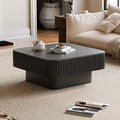 GDFStudio Skye Modern Wooden Square Coffee Table with Flip-top Lid