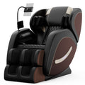 Christopher Knight Home Huxley Zero Gravity Full-Body Massage Chair Recliner, Black/Brown