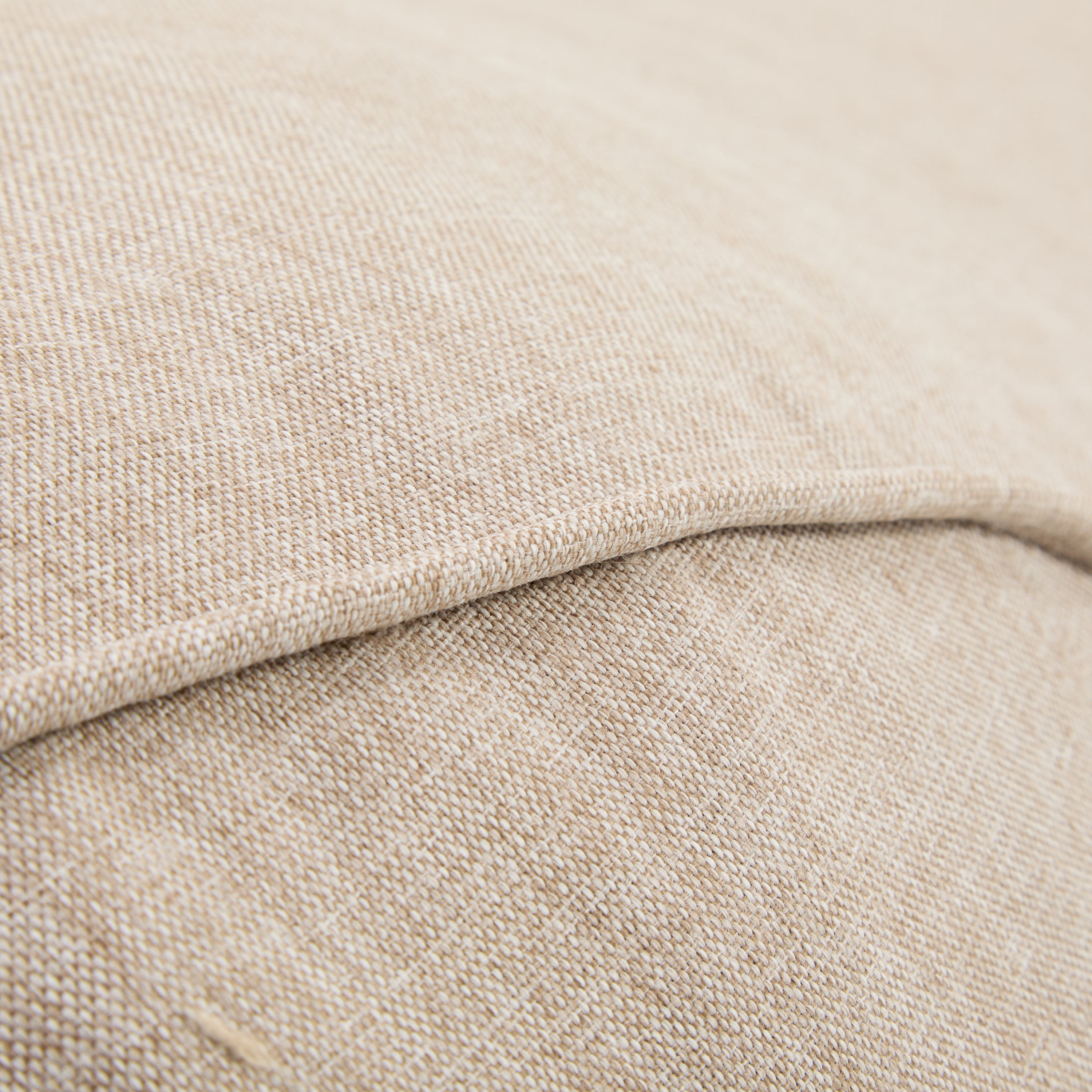 Outdoor Bean Bag Lounge Chair with Headrest, Ergonomic Shredded Foam Patio Lounger, Weather-Resistant Beige Bean Bag Sofa