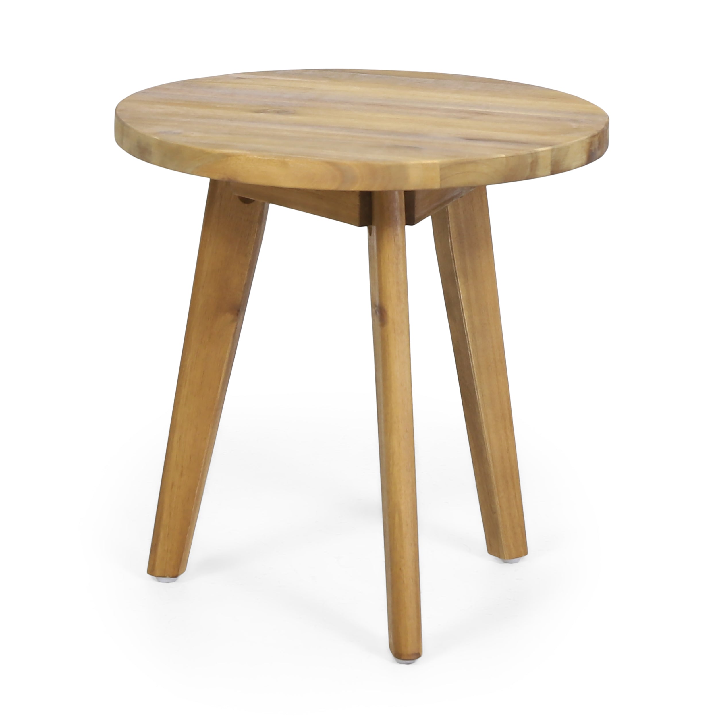 Christopher Knight Home Gino Outdoor Acacia Wood Side Table, Natural Brown