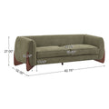 Christopher Knight Home 82" Boucle Sofa with Birch Wood Legs – Modern Cozy Upholstered 3-Seater