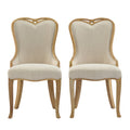 Christopher Knight Home Vex French Country Rubberwood Dining Chairs(Set of 4), Natural
