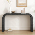 Christopher Knight Home Candy Modern 52" Wood Rectangle Console Table, Black Wood Grain