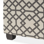 Christopher Knight Home Storage Ottoman with Patterned Upholstery & Hidden Storage Bench