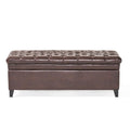 Christopher Knight Home 50" Storage Ottoman Bench with Hidden Storage