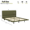 Christopher Knight Home Modern Floating Platform Bed with PU Leather & LED Under-Bed Lighting