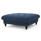 Tufted Oversized Ottoman ¨C Large Square Footrest with Cushioned Top for Living Room & Bedroom