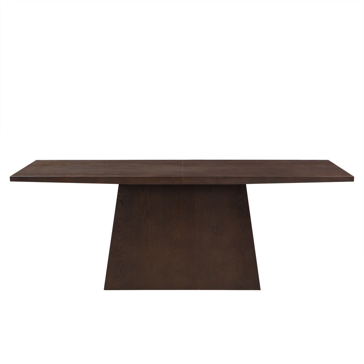 Christopher Knight Home Kaia Modern Minimalist Oversized Pedestal 8-Seater Dining Table, Espresso