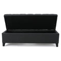 Christopher Knight Home Tufted Storage Ottoman Bench with Hidden Compartment & Soft-Close Hinges