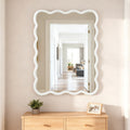 GDFStudio Helyn Wavy Rectangle Decorative Mirror
