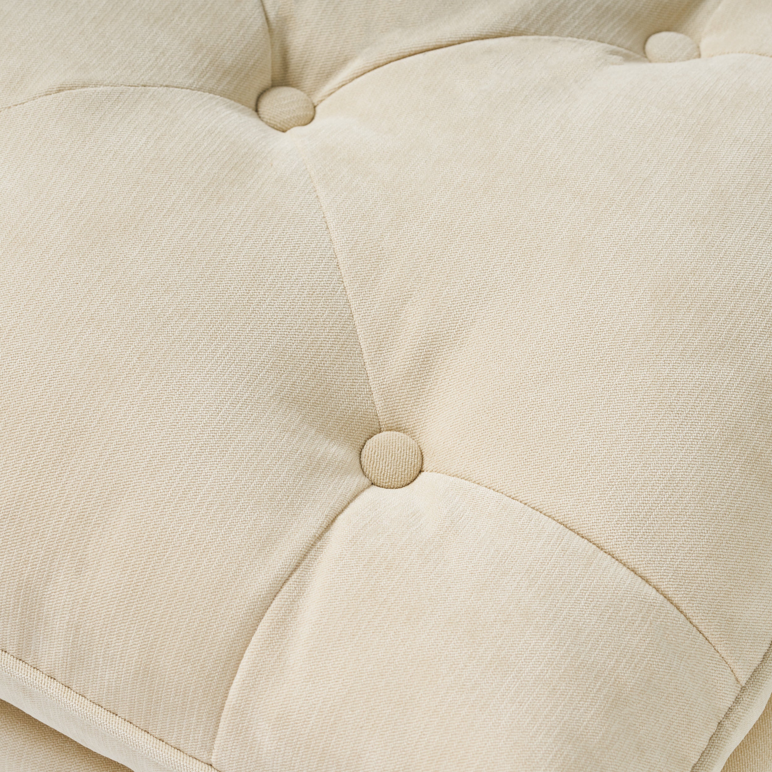 Christopher Knight Home Rectangular Tufted Pillow-Top Ottoman with Birchwood Frame & Turned Legs