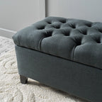 Christopher Knight Home Tufted Storage Ottoman Bench with Hidden Compartment & Soft-Close Hinges