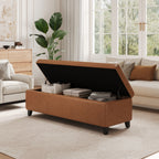 Christopher Knight Home Faux Leather Lift-Top Storage Ottoman Bench ¨C Modern Rectangle Coffee Table & Seating