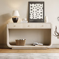 Christopher Knight Home Virelle Antique Console Table with 3 Drawers and Lower Display Shelf, Beige