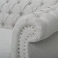 Christopher Knight Home Chesterfield Tufted Sofa with Scrolled Arms & Nailhead Trim
