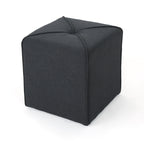 Christopher Knight Home Cube Ottoman ¨C Compact Polyester Fabric Footrest & Seat