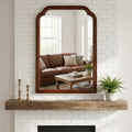 GDFStudio Orvina French Country Rounded Corner Decorative Mirror