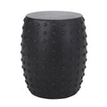 Christopher Knight Home Gerick Outdoor Lightweight Concrete Side Table, Matte Black