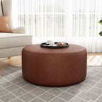 Christopher Knight Home Modern Faux Leather Sectional Ottoman ¨C Living Room Footrest & Extra Seating