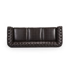 Christopher Knight Home Classic Tufted Chesterfield 3 Seater Sofa with Scrolled Arms & Nailhead Trim