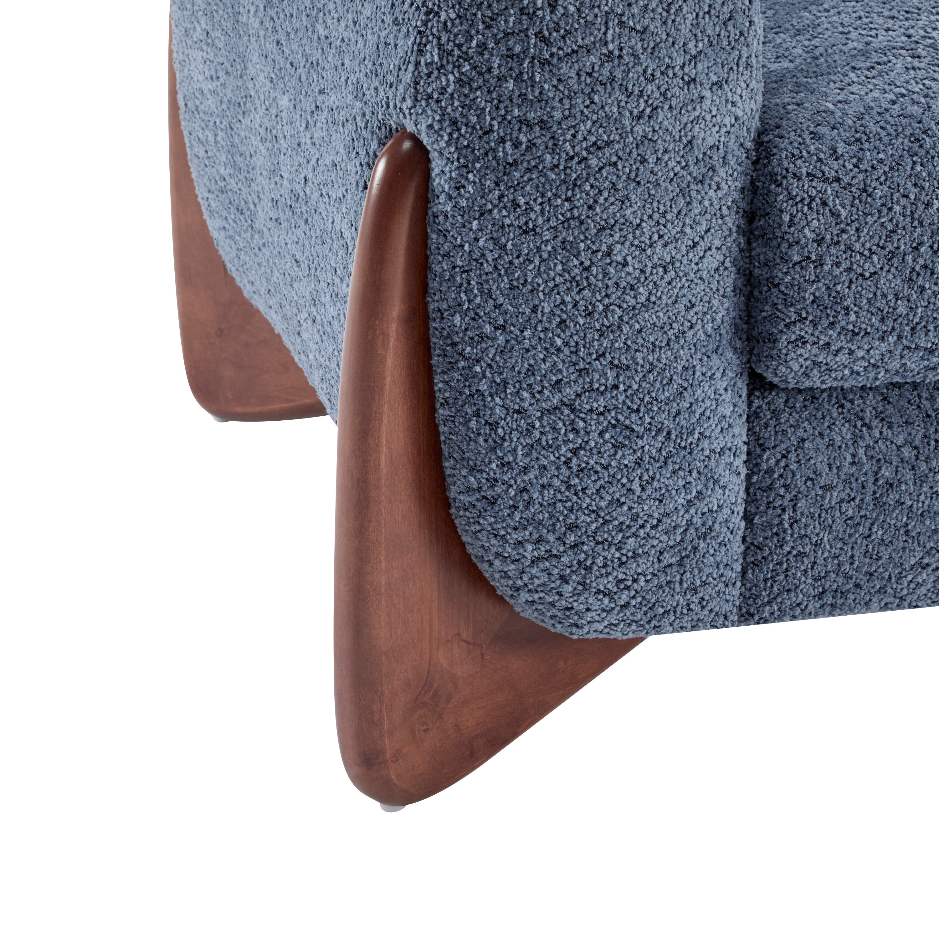 Christopher Knight Home 82" Boucle Sofa with Birch Wood Legs – Modern Cozy Upholstered 3-Seater