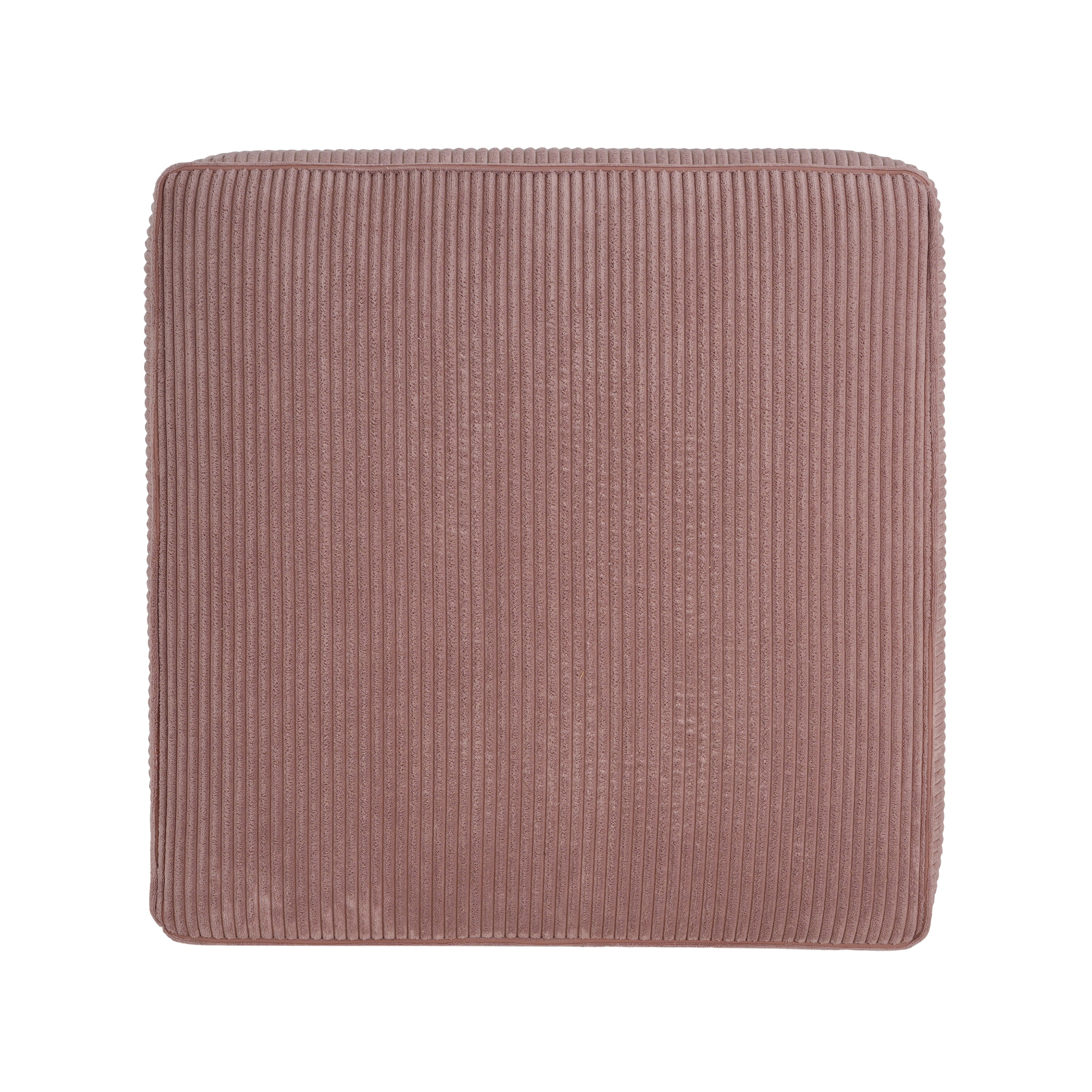 Christopher Knight Home Modern Corduroy Sectional Ottoman – Modular Square Living Room Footrest