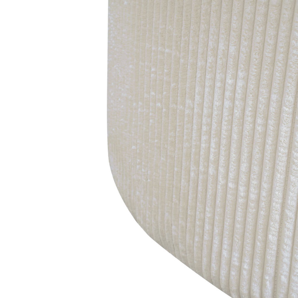 Christopher Knight Home Modern Corduroy Sectional Ottoman – Soft Upholstery Footrest & Extra Seating