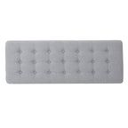 Christopher Knight Home Mid-Century Modern Tufted Upholstered Bench with Birch Wood Legs