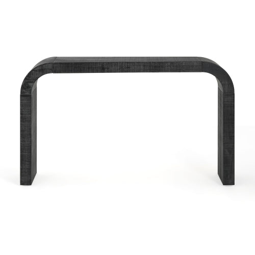 Christopher Knight Home Candy Modern 52" Wood Rectangle Console Table, Black Wood Grain