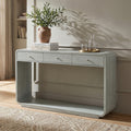 Christopher Knight Home Elodie Modern Wood Console Table with 3 Drawers & Open Storage Shelf, Blue