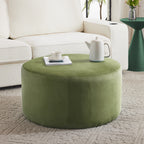 Christopher Knight Home Modern Round Velvet Ottoman ¨C Living Room Footrest & Side Table