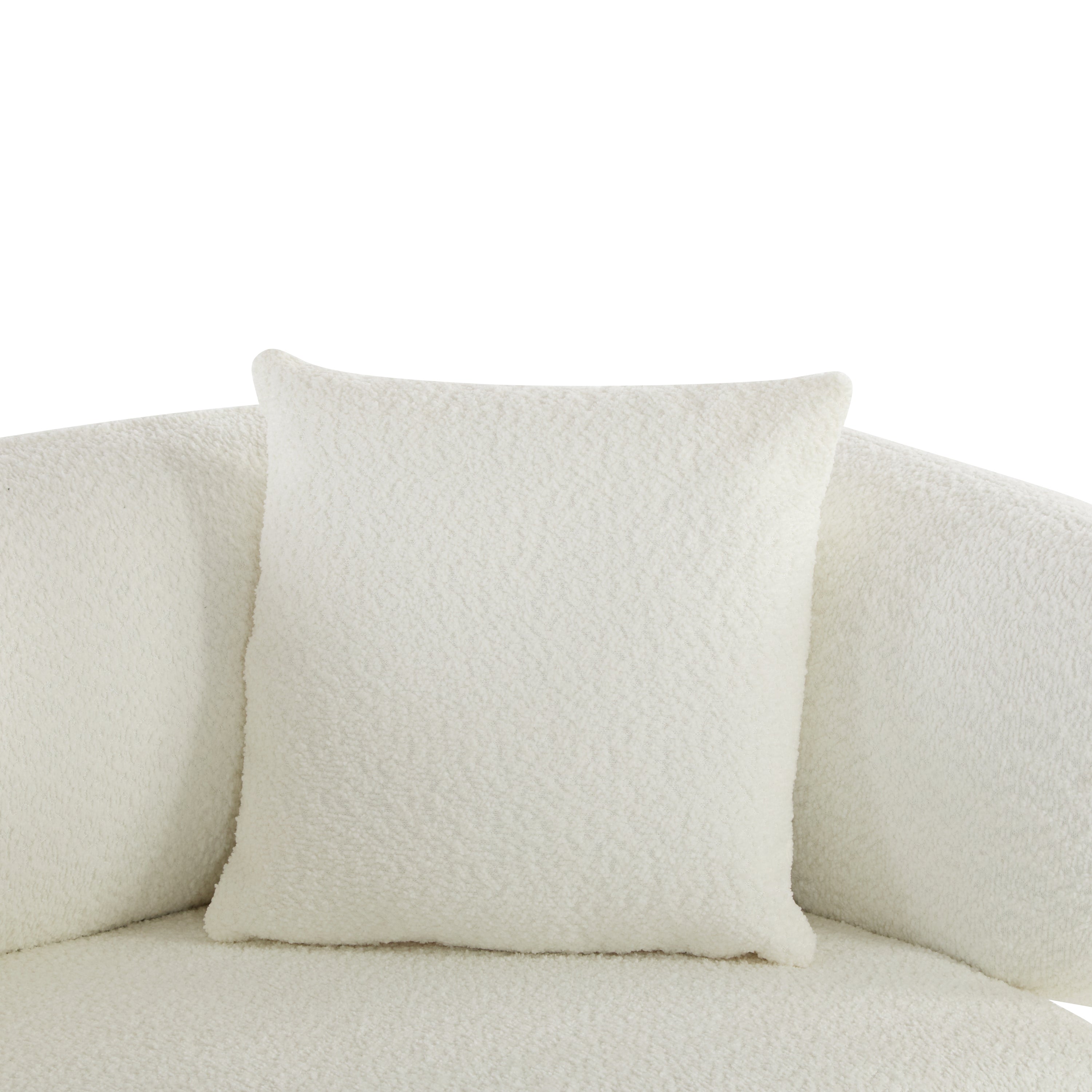 Christopher Knight Home 82" Modern Curved Living Room Sofa with Deep Seat & Solid Wood Frame