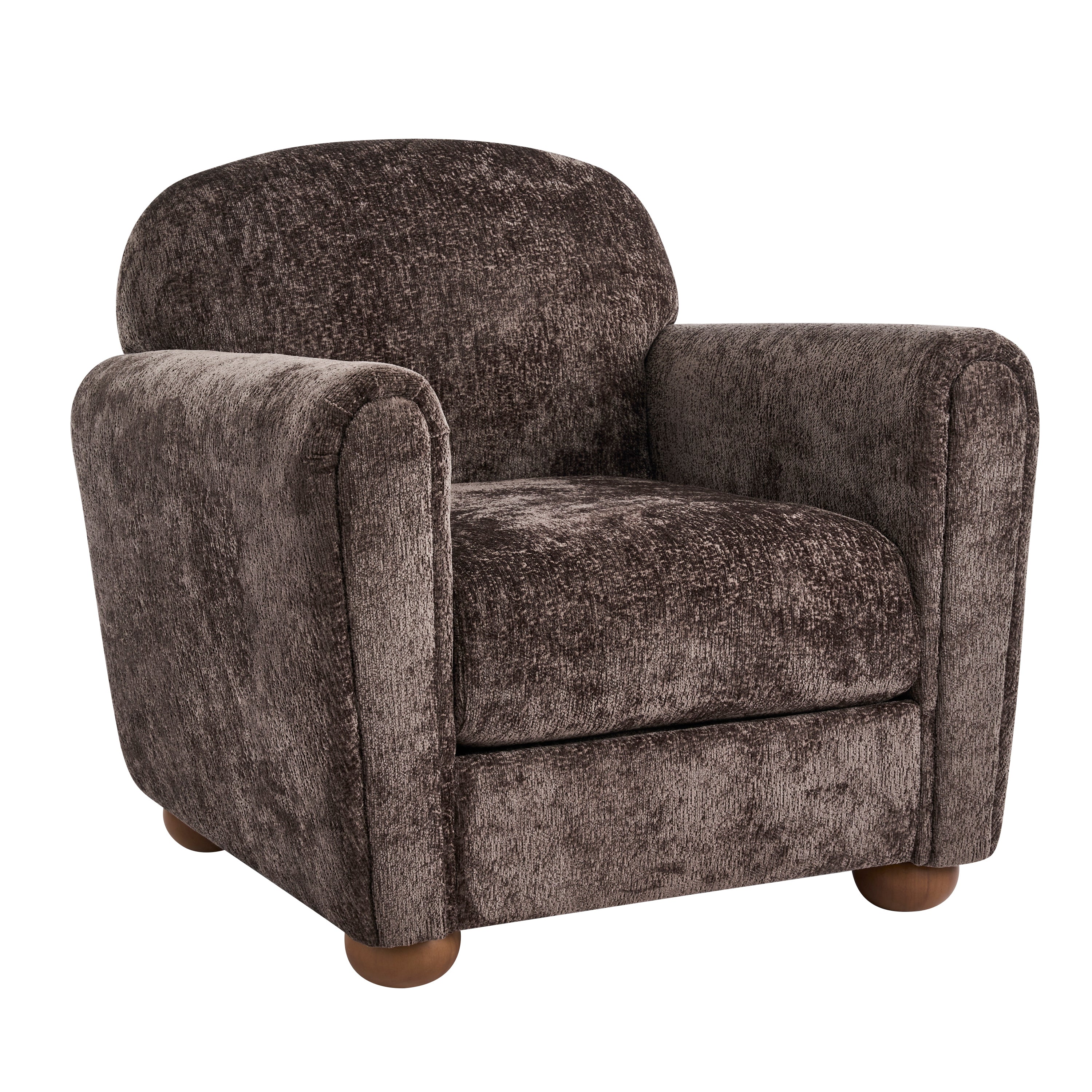 Christopher Knight Home Yannis Modern Wooden Upholstered Accent Chair with Rom Arms, Dark Brown